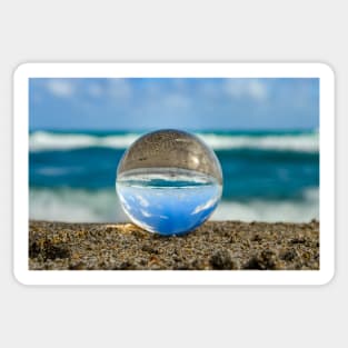 Beach Reflection Sticker